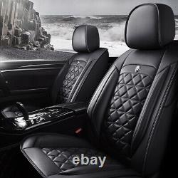 Luxury Car Seat Covers Front+Rear 5-Seats Full Set Cushions SUV Auto Accessories