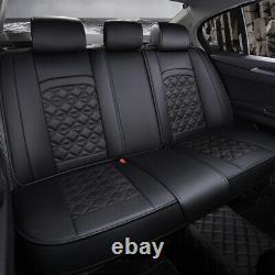 Luxury Car Seat Covers Front+Rear 5-Seats Full Set Cushions SUV Auto Accessories