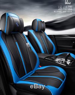 Luxury Leather Non-slip Seat Cover Cushion 5-Seat For Car Interior Accessories