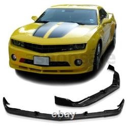 Made for 2010-2013 CHEVY CAMARO LT LS V6 Only STL Style USDM Front PU Bumper Lip