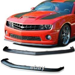 Made for 2010-2013 CHEVY CAMARO SS V8 Only SLP Style USDM Front Bumper Lip PU