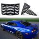 Matte Black Rear & Side Window Louver Sun Shade Cover Fit Chevy Camaro 2010-2015