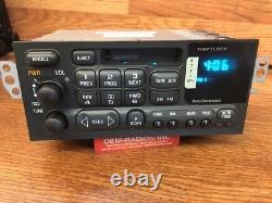 Mint Chevy Camaro AM/FM/Cassette Tape Radio 1998-2002 +Changer Controls OEM
