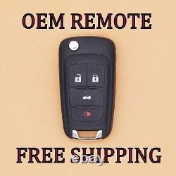 Oem Gm Chevy Impala Malibu Cruze Camaro Sonic Flip Key Remote Fob Transmitter