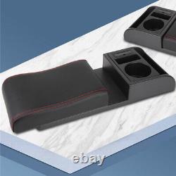 PU Leather Multi-functional Car Armrest With Cup Holder Storage Box Accessories