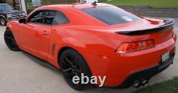 Pair Side Skirts Extention Add-on Body Kit For 2010-2015 Chevy Camaro LT LS SS