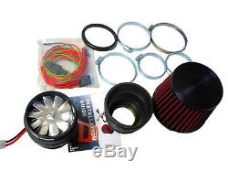 Performance Electric Air Intake Supercharger Fan Motor Kit Fit For Chevy