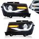 Projector Headlights For 2014 2015 Chevrolet Chevy Camaro Withsequential Lights