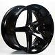 Qty4 20 Staggered Marquee Wheels M3226 Gloss Black Rims Ca