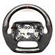 Real Carbon Fiber Steering Wheel For Chevy Camaro Z28 Ss Black Leather 93-97year