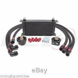REV9 UNIVERSAL19 ROW OIL COOLER BAR & PLATE CORE With OIL FILTER RELOCATION KIT