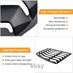 Rear & Side Window Louvers Cover for Chevy Chevrolet Camaro 2010-2015 (3 PCS)