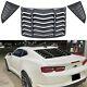 Rear & Side Window Louvers Cover For Chevy Chevrolet Camaro 2016-2021