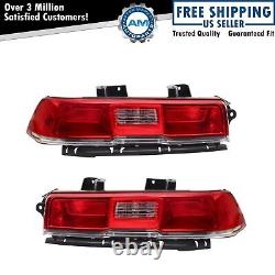 Rear Tail Lights Set Fits 2015 Chevrolet Camaro