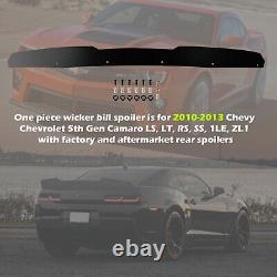 Rear Wicker Bill Spoiler for 2010-2013 Chevy 5th Gen Camaro LS, LT, RS, SS, 1LE
