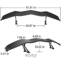 Rear Wing Spoiler Fit for 2005-2019 Ford Mustang, Camaro & Most of Hatchback Cars