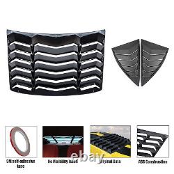 Rear and Side Window Windshield Louvers Fit for Chevrolet Chevy Camaro 2010-2015