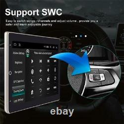 Rotatable Android 9.1 Car Stereo GPS Navigation Radio Player Single Din WIFI 10