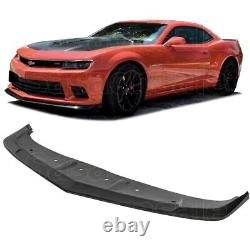 SASA Fit for 14-15 Chevy Camaro SS Z28 Only AS PU Front Bumper Lip Splitter