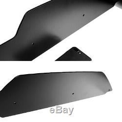 Satin Black Decklid Wing Wickerbill + Rivnut Tool Fit 10-13 Camaro ZL1 Spoiler