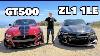Shelby Gt500 Vs Camaro Zl1 1le Head To Head Review