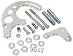 Small Block Chevy Serpentine Pulley Conversion Kit 283 327 350 PS ALT SBC Long