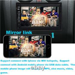 Sony Lens Double Din Car Stereo Radio Android MP5 Player Bluetooth TV Mirror GPS
