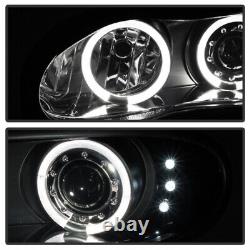 Spyder For Chevy Camaro 1998-2002 Projector Headlights Pair LED Black Smoke