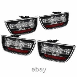 Spyder For Chevy Camaro 2010-2013 Tail Lights Pair LED Black