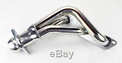 Stainless Exhaust Manifold Headers with Downpipe Fits Chevy Camaro 95-99 3.8L V6