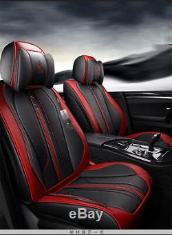 Standard Luxury Leather 5-Seat Car Seat Cover Cushion For Interior Accessories