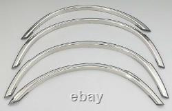THE BEST! FENDER TRIM FOR CHEVY CAMARO 10-15 Stainless High Polish 2 WIDE SET/4