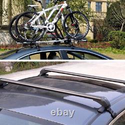 US Car Luggage Rack Crossbar Roof Rail Baggage Carrier Aluminum Anti theft Part