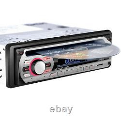 Universal 12V Single 1 DIN Car Radio Bluetooth DVD CD MP3 Player USB AUX In-dash