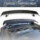 Universal Fitment Rear Trunk Spoiler Wing Lid Add On Forged Carbon Fiber Cf