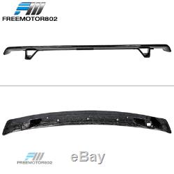 Universal Fitment Rear Trunk Spoiler Wing Lid Add On Forged Carbon Fiber CF