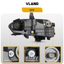 VLAND 2xLED Headlights For 2019-2024 Chevrolet Camaro LT LS Projector Assembly