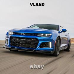 VLAND 2xLED Headlights For 2019-2024 Chevrolet Camaro LT LS Projector Assembly