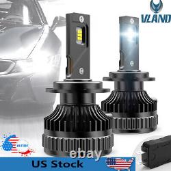 VLAND DRL Projector LED Headlights + D2S For Chevy Camaro 2014 2015 Sequential