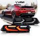 Vland For 2014-2015 Chevy Camaro Full Led Smoked Black Tail Lights Withsequential