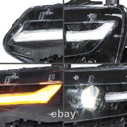 VLAND LED Headlights for Chevy Chevrolet Camaro 2019-2024 coupe Convertible Pair