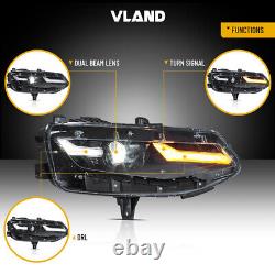 VLAND LED Projector Headlights For 2019-2024 Chevrolet Chevy Camaro Front Lamps