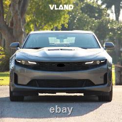 VLAND LED Projector Headlights For 2019-2024 Chevrolet Chevy Camaro Front Lamps