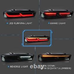 VLAND LED Tail Lights For Chevrolet Chevy Camaro 2016-18 Sequential Turn Signals