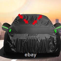 Waterproof Full Car Cover Snow UV Protection All Weather Windproof Outdoor Part