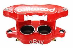 Wilwood Red D52 Brake Calipers & Pad Set 68-96 GM 1.040 Front Rotors