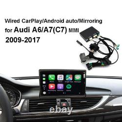 Wired Apple&Android CarPlay Decoder for Audi A6 A7(C7) 3G/3G+MMI muItimedia