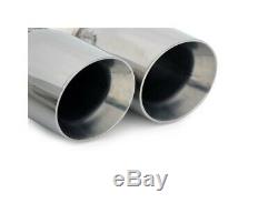 Yonaka 2.5 Inlet 3.5 Outlet Dual Angled Universal Stainless Steel Exhaust Tips