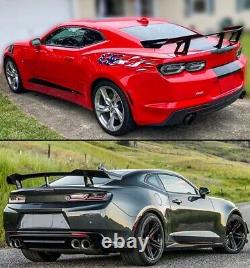 ZL1 1LE Style Rear Wing Trunk Spoiler For 2016-2023 Chevy Camaro Matte Black