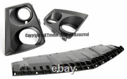 ZL1 Style Front Bumper For 10-13 Camaro with Upper Lower Grille & Fog Lights